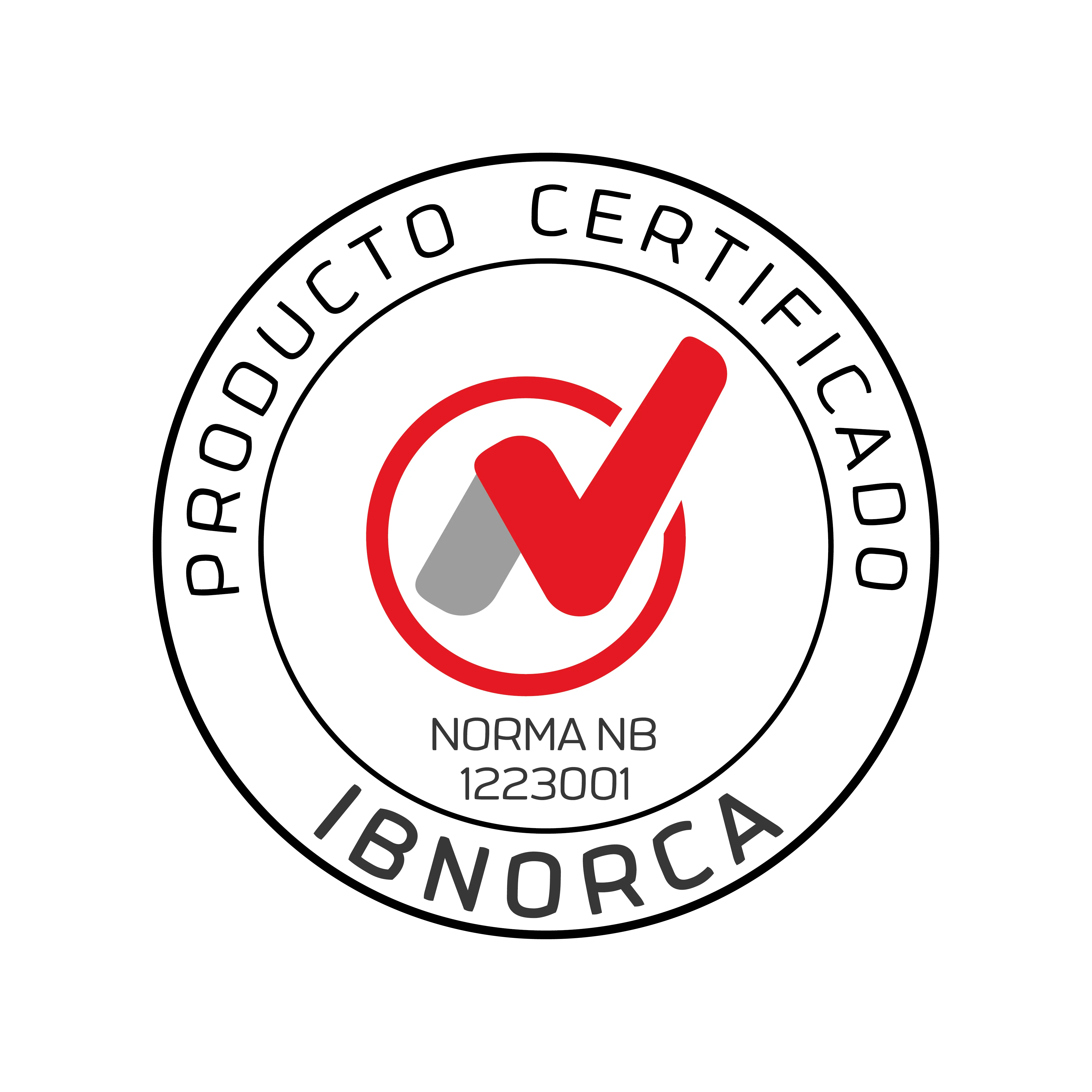 Certificación IBNORCA NB 1223001 para losetas reforzadas