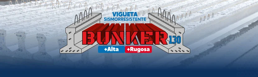 VIGUETAS PRETENSADAS SISMORRESISTENTES BUNKER 130
